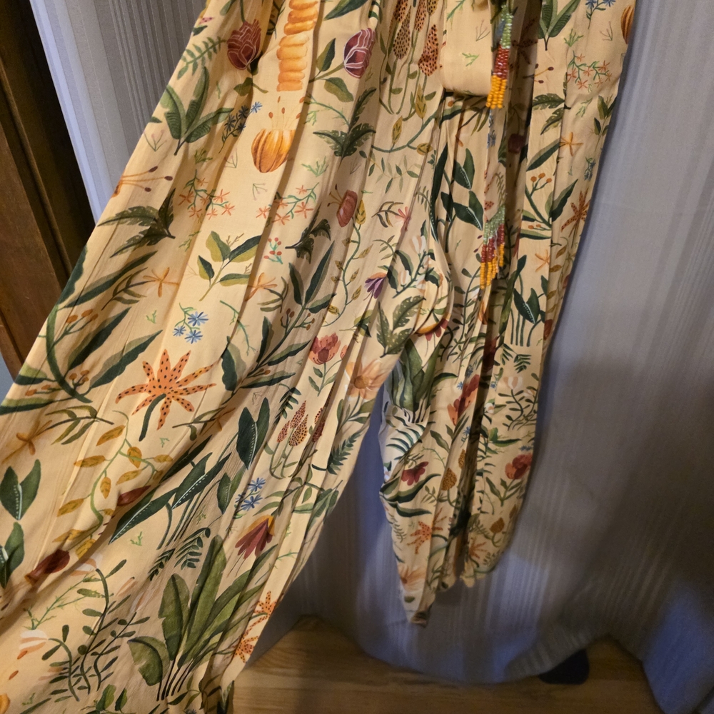 FARM Rio Tropical Print Jumpsuit - Yellow and Green. NWOT - Picture 4 of 7